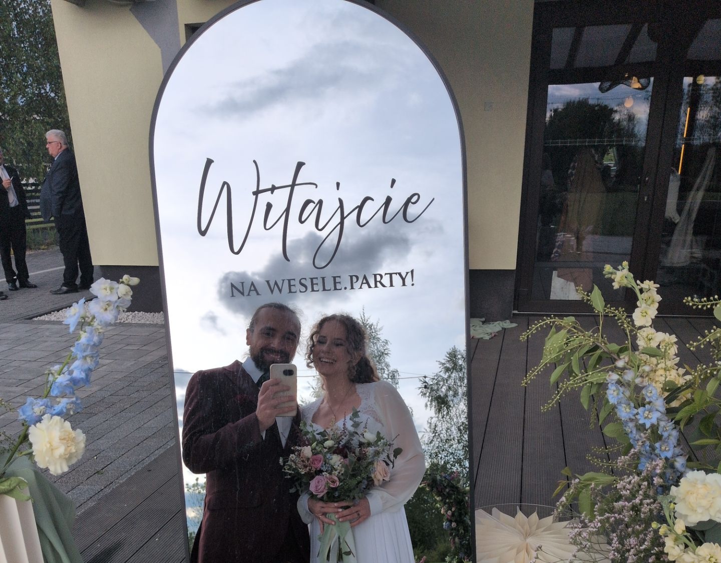 Kasia i Piotrek podczas swojego wesela